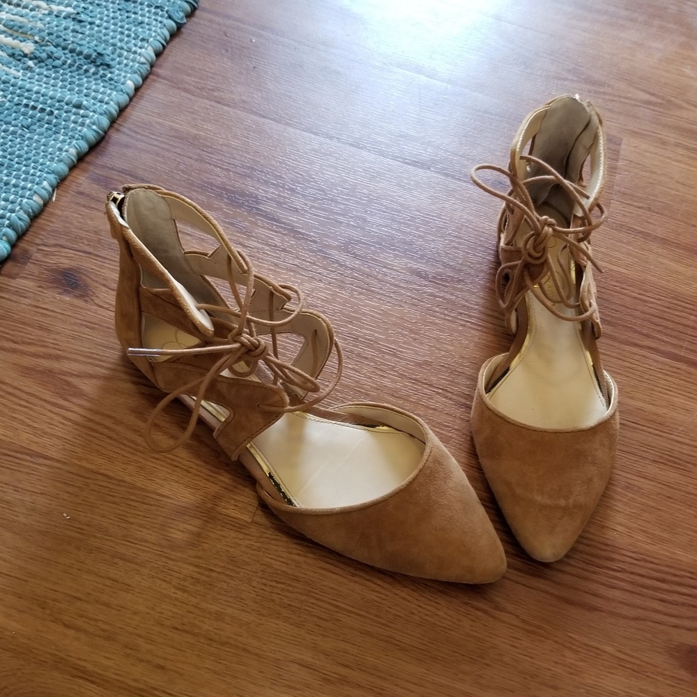 Jessica Simpson brown suede sandals